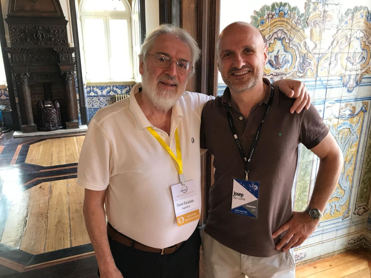 Con Josep Vila de España